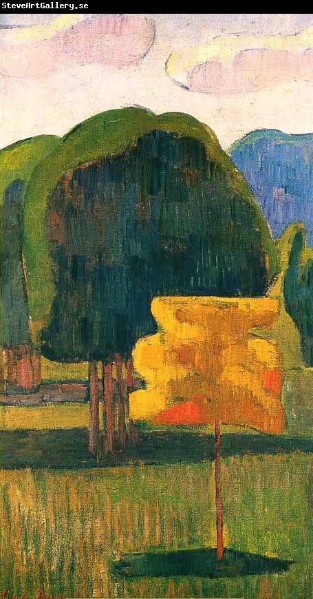 Emile Bernard The yellow tree